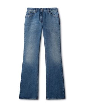 VIP【関税送料無料】希少 OFF-WHITE BLUE DENIM FLARED JEANS Women's Flare Jeans | Light Blue | Diesel 1978 D-Akemi