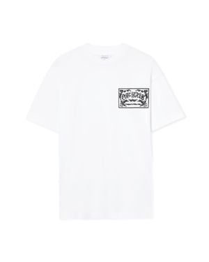 Off-White c/o Virgil Abloh Embroidered Paisley Logo T-Shirt - White