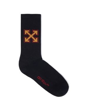 Off-White c/o Virgil Abloh Calzini con logo TM c/o AC Milan - Nero