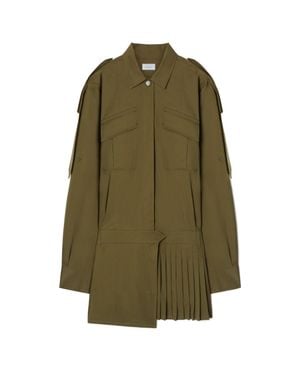 Off-White c/o Virgil Abloh Savana Cotton Mini Dress - Green