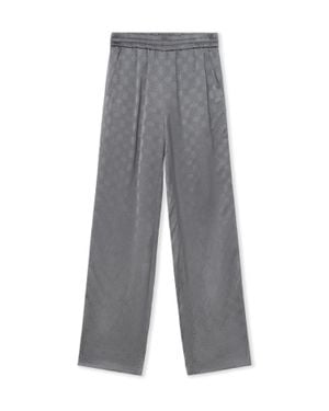Off-White c/o Virgil Abloh Monogram Jacquard Trousers - Grey