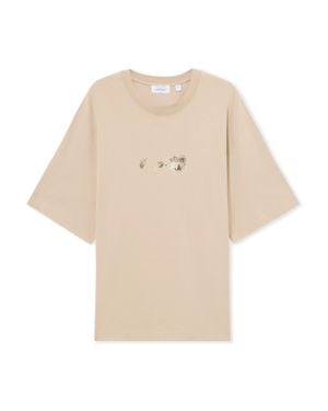 Off-White c/o Virgil Abloh Spices Arrow Skate T-Shirt - Natural
