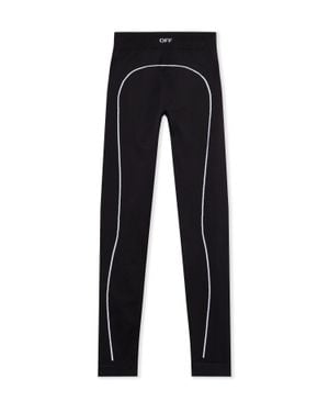 Off-White c/o Virgil Abloh Off Stamp Seamless Leggings - Black