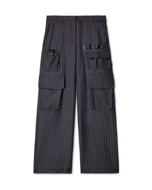 Off-White c/o Virgil Abloh Pinstripe Toybox Cargo Pant - Gray