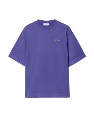 Off-White c/o Virgil Abloh Tape Arrow T-Shirt - Blu