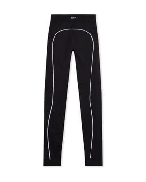 Off-White c/o Virgil Abloh Off Stamp Seamless Leggings - Black