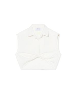 Off-White c/o Virgil Abloh Off Stamp Sleeveless Shirt - White