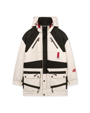 Off-White c/o Virgil Abloh Sporty Colour Block Parka - White