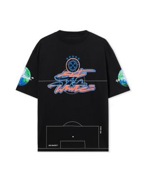 Off-White c/o Virgil Abloh Soccer '26 Arrow Skate T-Shirt - Black