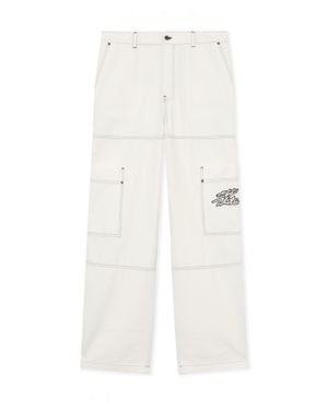 Off-White c/o Virgil Abloh Script Cargo Trousers - White
