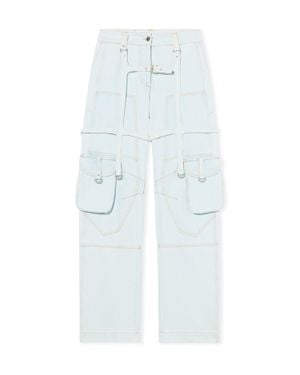 Off-White c/o Virgil Abloh Cargo Denim Pants - White