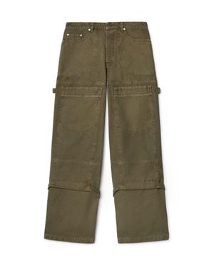 Off-White c/o Virgil Abloh Military Canvas Carpenter Pants - Green