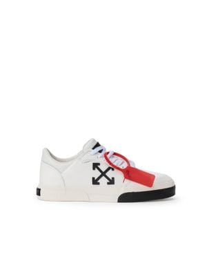 Off-White c/o Virgil Abloh Vulcanized Low Leather Trainers - White