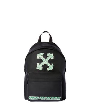 Off-White c/o Virgil Abloh Money Print Heritage Backpack - Black
