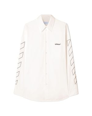 Off-White c/o Virgil Abloh Diag Outl Overshirt - White