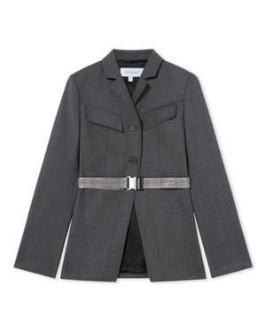 Off-White c/o Virgil Abloh Industrial Belt Toybox Jacket - Grey