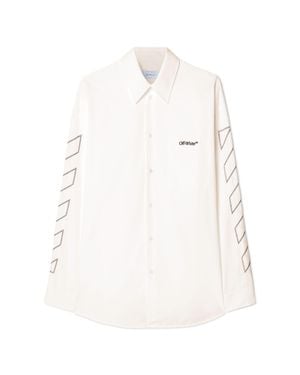 Off-White c/o Virgil Abloh Diag Outl Overshirt - White