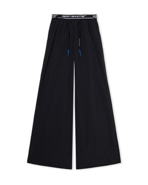 Off-White c/o Virgil Abloh Wide-Leg Trousers - Blue