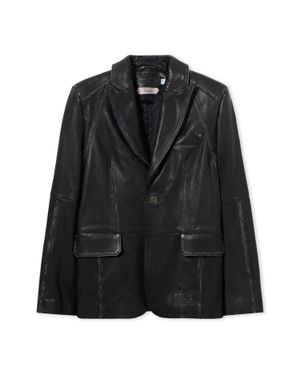 Off-White c/o Virgil Abloh Bookish Buffalo Single-Breasted Jacket - Black