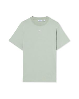 Off-White c/o Virgil Abloh Off Stamp Slim T-Shirt - Green