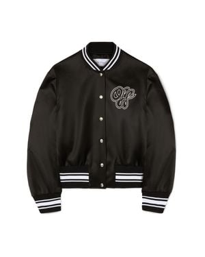 Off-White c/o Virgil Abloh Jacket With Logo - Black