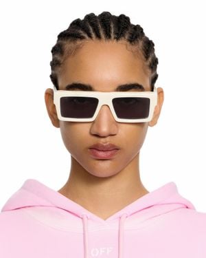 Off-White c/o Virgil Abloh Ruby Dark Lens Sunglasses - Pink