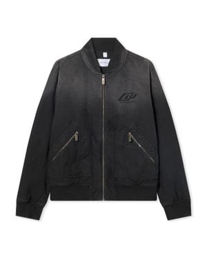 Off-White c/o Virgil Abloh Owr Gradient Bomber Jacket - Black