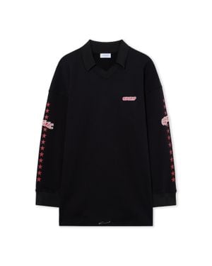 Off-White c/o Virgil Abloh Star Polo Sweatdress - Black