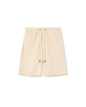 Off-White c/o Virgil Abloh Towel Terry Shorts - Natural