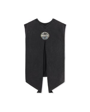 Off-White c/o Virgil Abloh Butterfly Patch Open Back Tank Top - Black