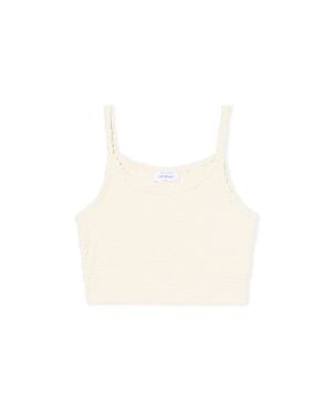 Off-White c/o Virgil Abloh Monogram Terry Top - White