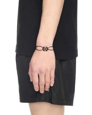 ブレスレット OFF-WHITE LOGO BRACELET Off-White Black Rubber Logo Bracelet Off-White