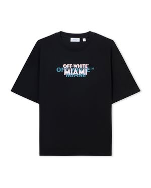 Off-White c/o Virgil Abloh Miami City Garments Skate T-Shirt - Black