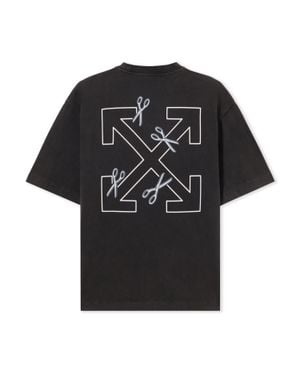 Off-White c/o Virgil Abloh Scissor Arrow Skate T-Shirt - Black