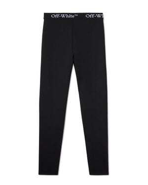 Off-White c/o Virgil Abloh Leggings With Logo Band - Blue