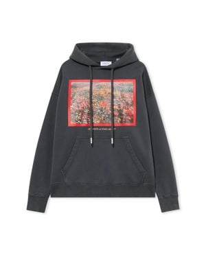 Off-White c/o Virgil Abloh Flowers Field Skate Hoodie - Multicolour