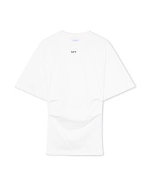 Off-White c/o Virgil Abloh Off Stamp Shoulder T-Shirt - White