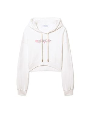 Off-White c/o Virgil Abloh Bookish Roses Hoodie - White