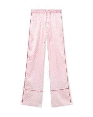 Off-White c/o Virgil Abloh Jacquard Satin Pyjama Pants - Pink