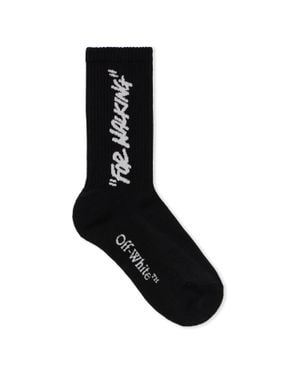 Off-White c/o Virgil Abloh Quote Mid Calf Socks - Black