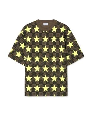 Off-White c/o Virgil Abloh Stars All Over Skate S/S Tee - Green