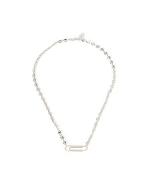 Off-White c/o Virgil Abloh Paperclip Chain Necklace - White