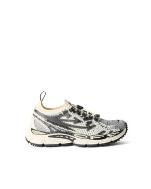 Off-White c/o Virgil Abloh Be Right Back Knit Sneakers - White