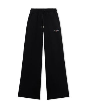 Off-White c/o Virgil Abloh Bookish Flowers Regular Sweatpants - Black