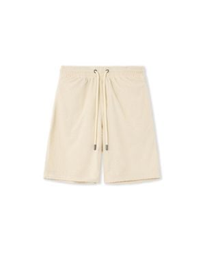 Off-White c/o Virgil Abloh Towel Terry Shorts - Natural