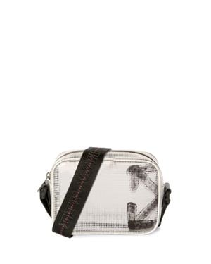 Off-White heritage カメラバッグ Transparent Off-White Black Heritage Camera Bag Off-White