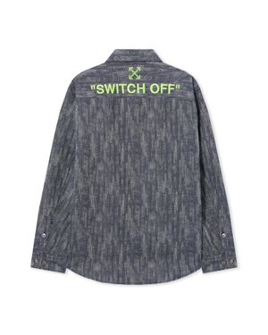 Off-White c/o Virgil Abloh Ss_Switch Off Shirt - Grey