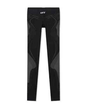 Off-White c/o Virgil Abloh Racing Seamless Leggings - Black