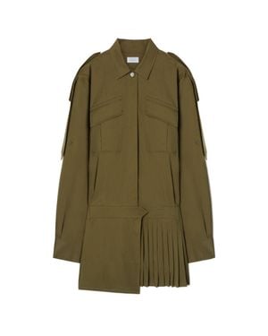 Off-White c/o Virgil Abloh Savana Cotton Mini Dress - Green