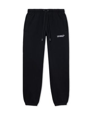 Off-White c/o Virgil Abloh Heraldic Arrow Cuffed Sweatpant - Black
